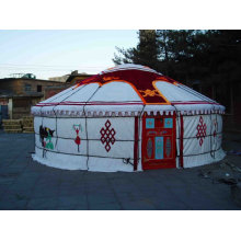 Брезент из ПВХ-палатки в виде монгольской юртной ткани